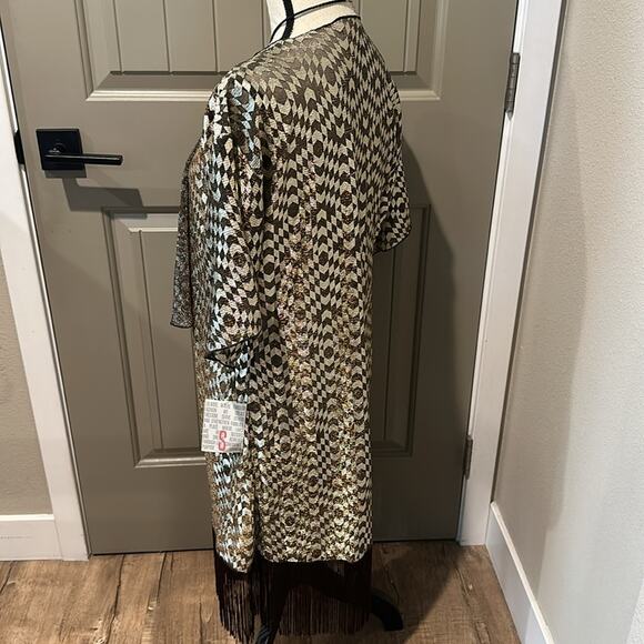 LuLaRoe MONROE Kimono NWT Sz S - Picture 5 of 8
